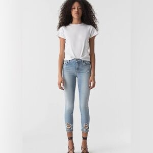 Agolde Sophie Hi Rise Skinny Crop - Vertigo